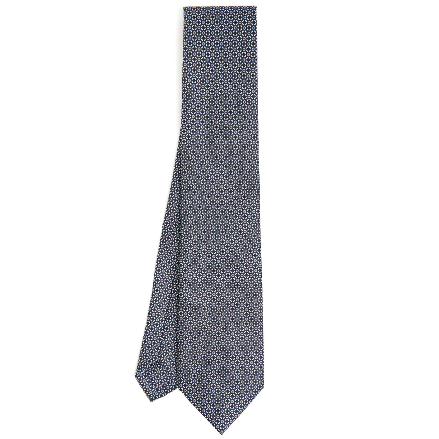 DARK BLUE EXTRA LONG SARTORIAL SILK TIE - Image 2