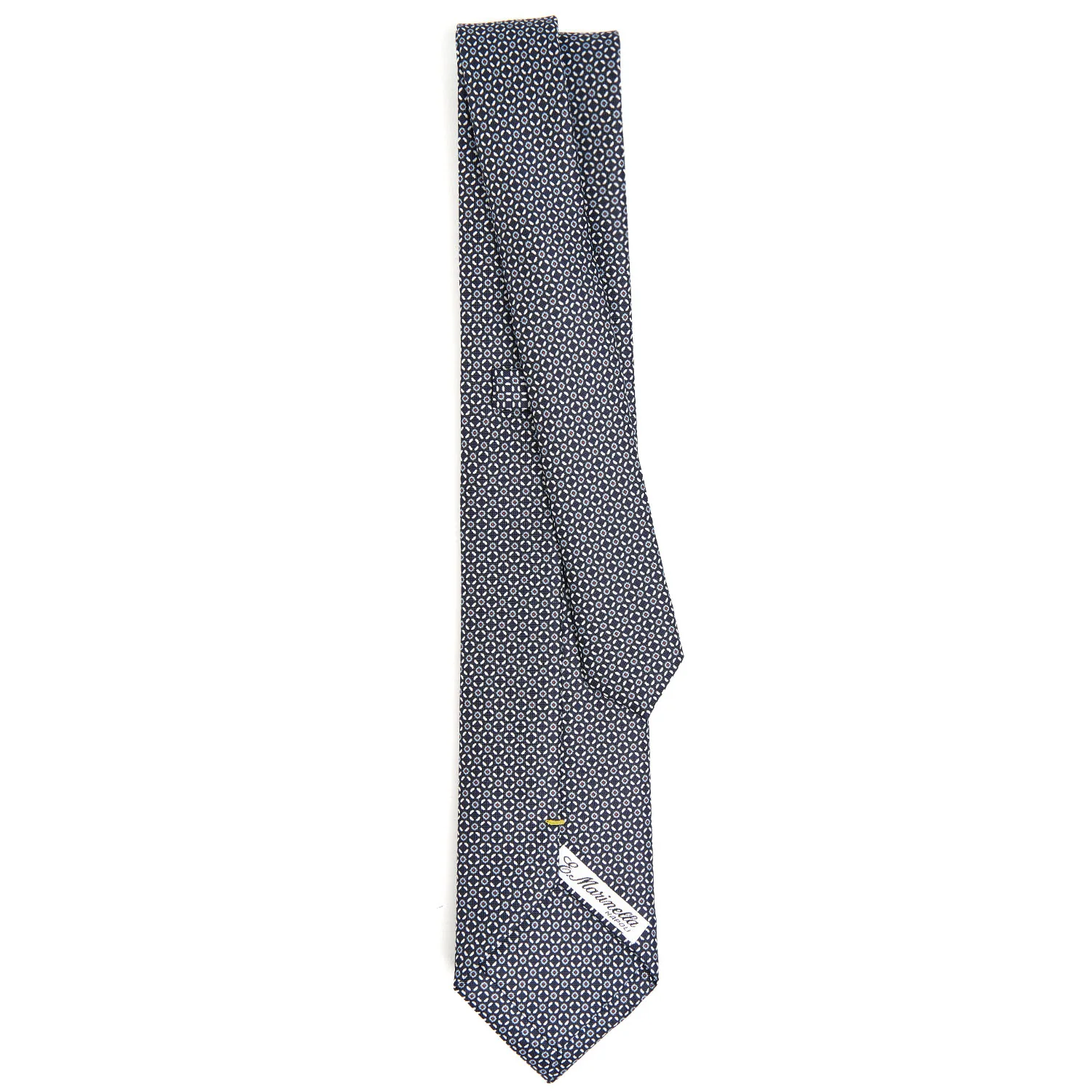 DARK BLUE EXTRA LONG SARTORIAL SILK TIE - Image 3