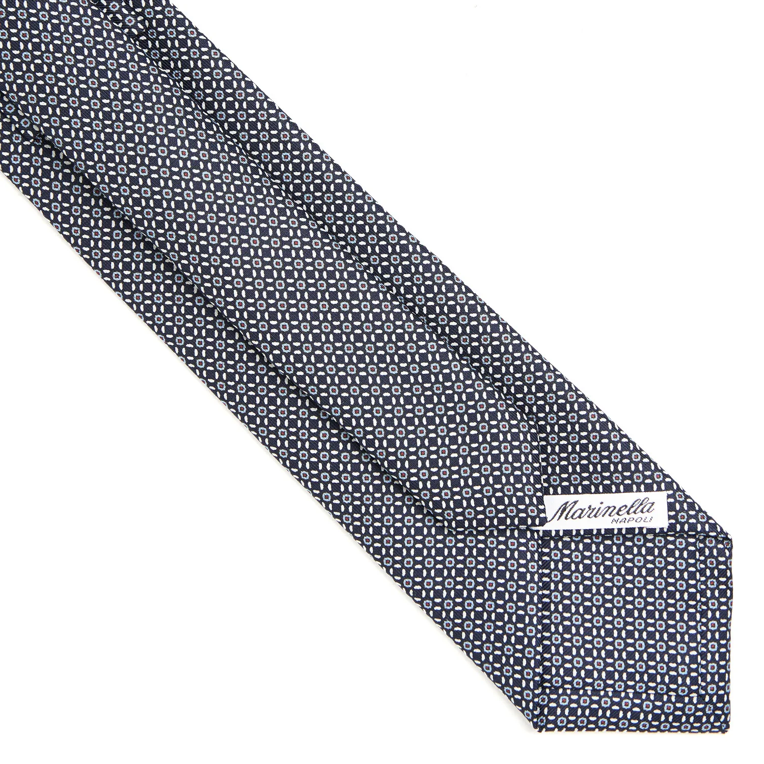 DARK BLUE EXTRA LONG SARTORIAL SILK TIE - Image 4