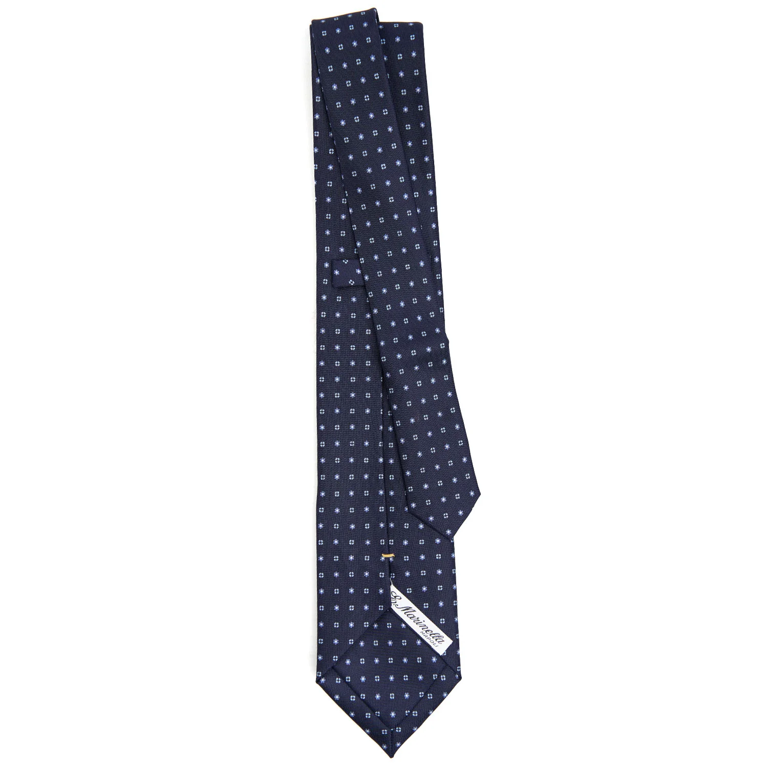 DARK BLUE EXTRA LONG SARTORIAL SILK TIE - Image 3