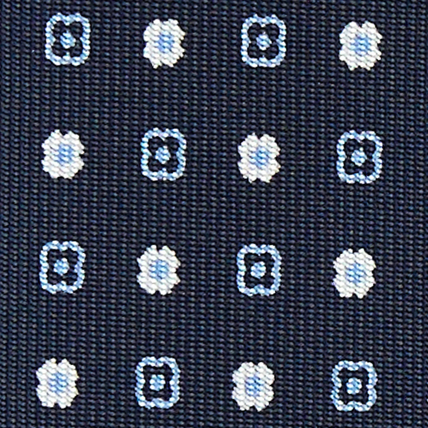 DARK BLUE EXTRA LONG SARTORIAL SILK TIE - Image 5