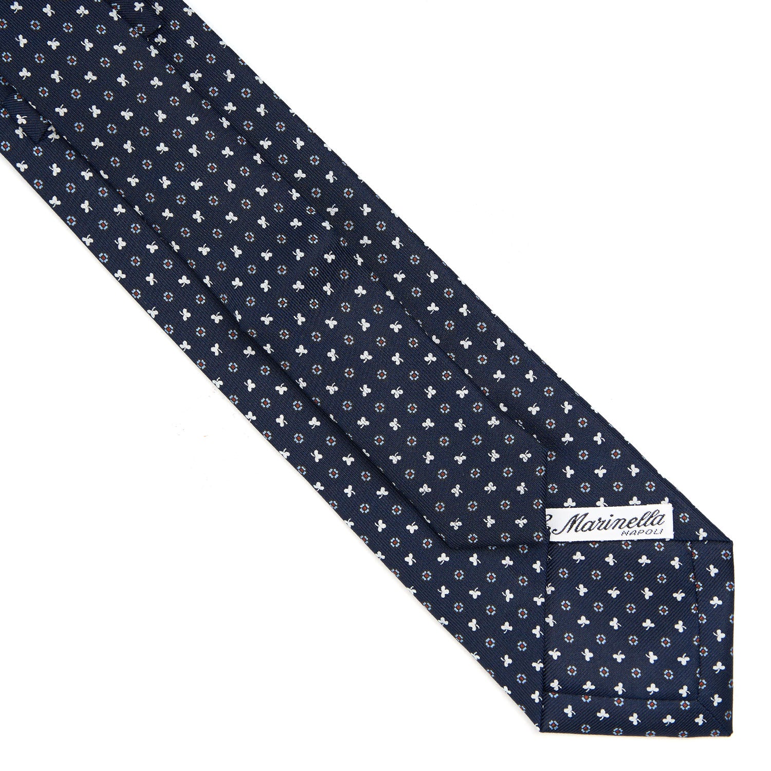 DARK BLUE EXTRA LONG SARTORIAL SILK TIE - Image 4