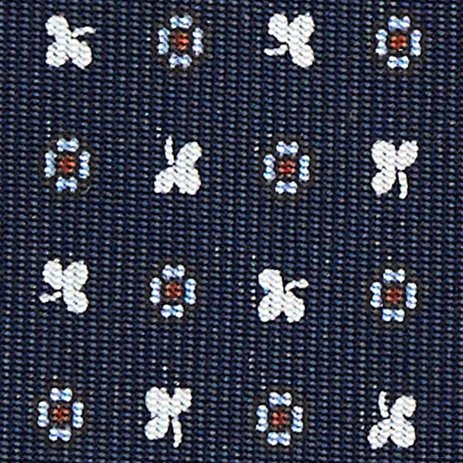 DARK BLUE EXTRA LONG SARTORIAL SILK TIE - Image 5