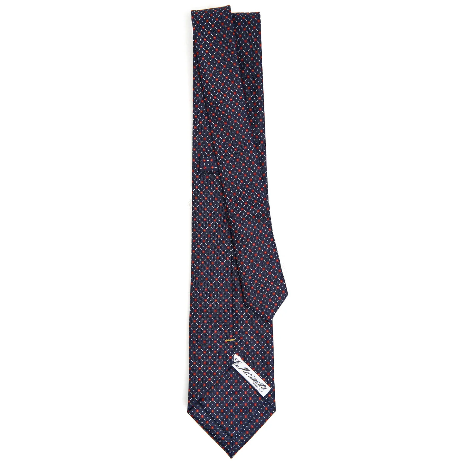 DARK BLUE EXTRA LONG SARTORIAL SILK TIE - Image 3