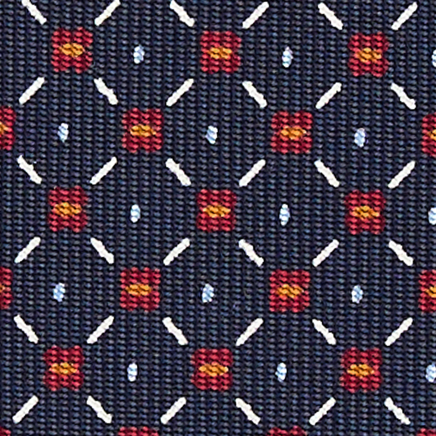 DARK BLUE EXTRA LONG SARTORIAL SILK TIE - Image 5