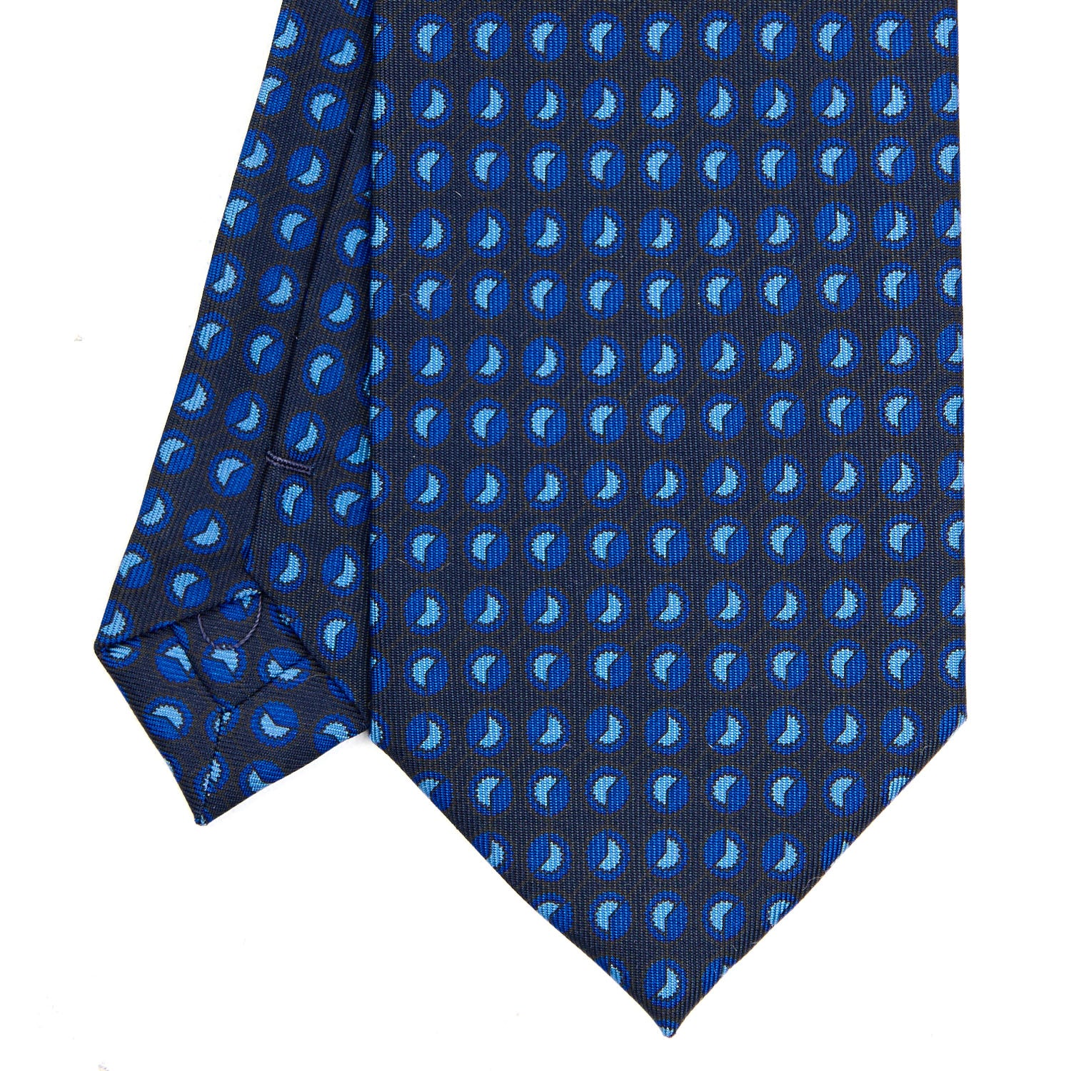 DARK BLUE EXTRA LONG SILK TIE