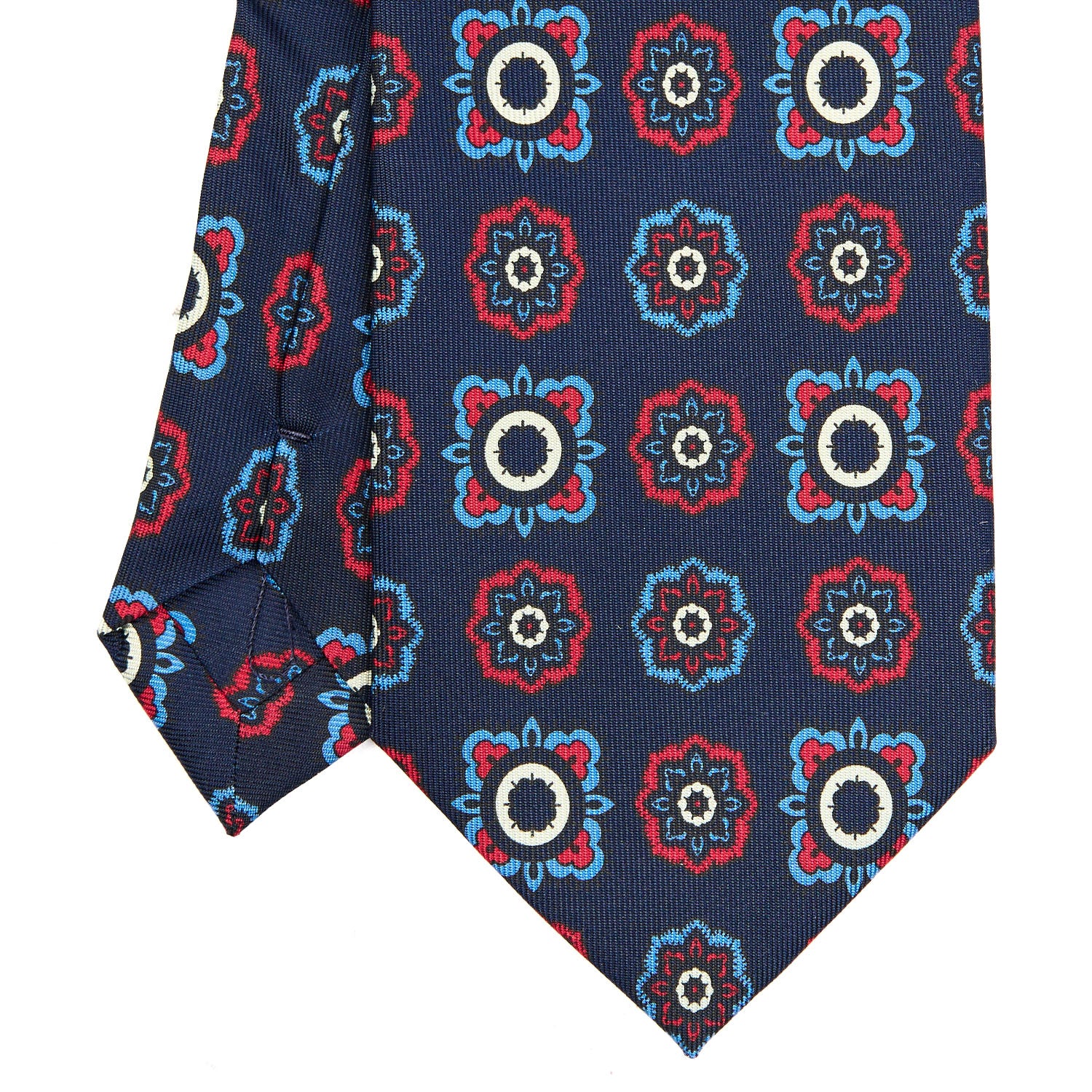 DARK BLUE EXTRA LONG SILK TIE