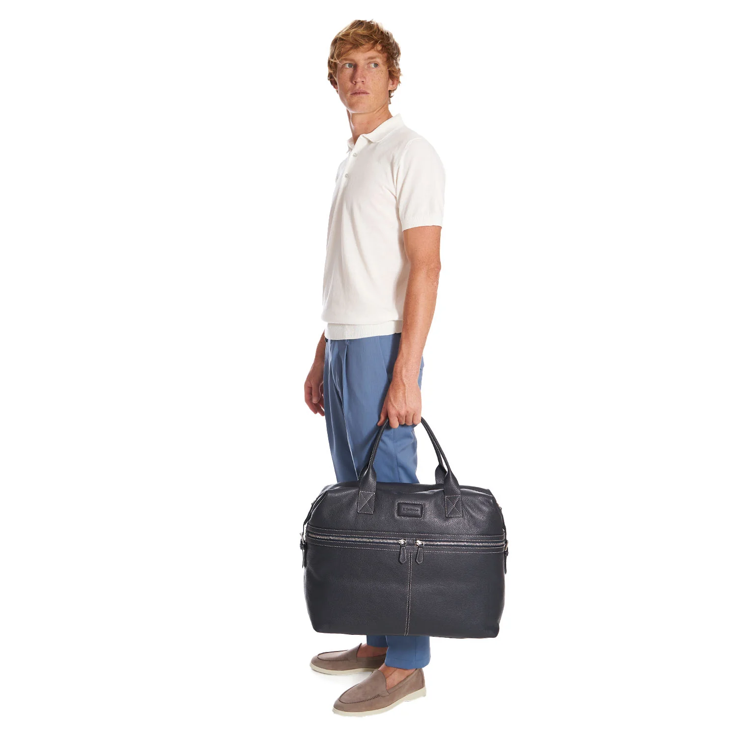 DARK BLUE TRAVEL BAG - Image 2