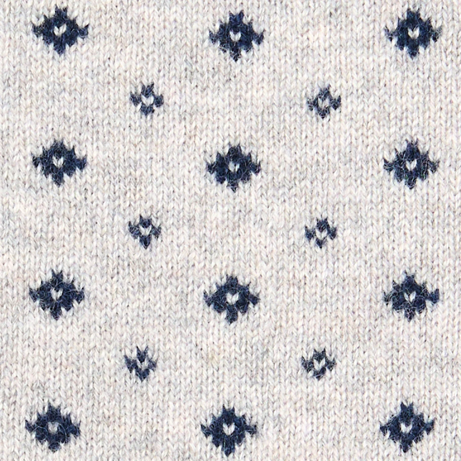 DARK BLUE NECK WARMER WITH MICRO PATTERN - Image 4