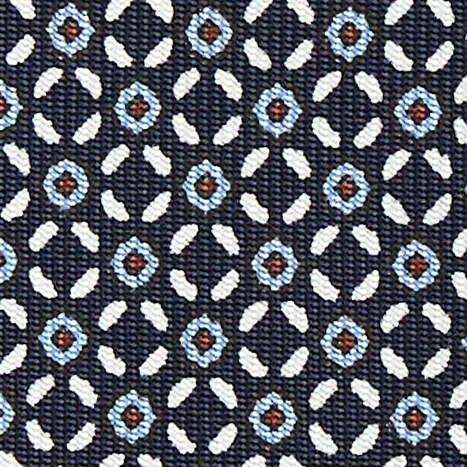 DARK BLUE SARTORIAL 7 CM SILK TIE - Image 5