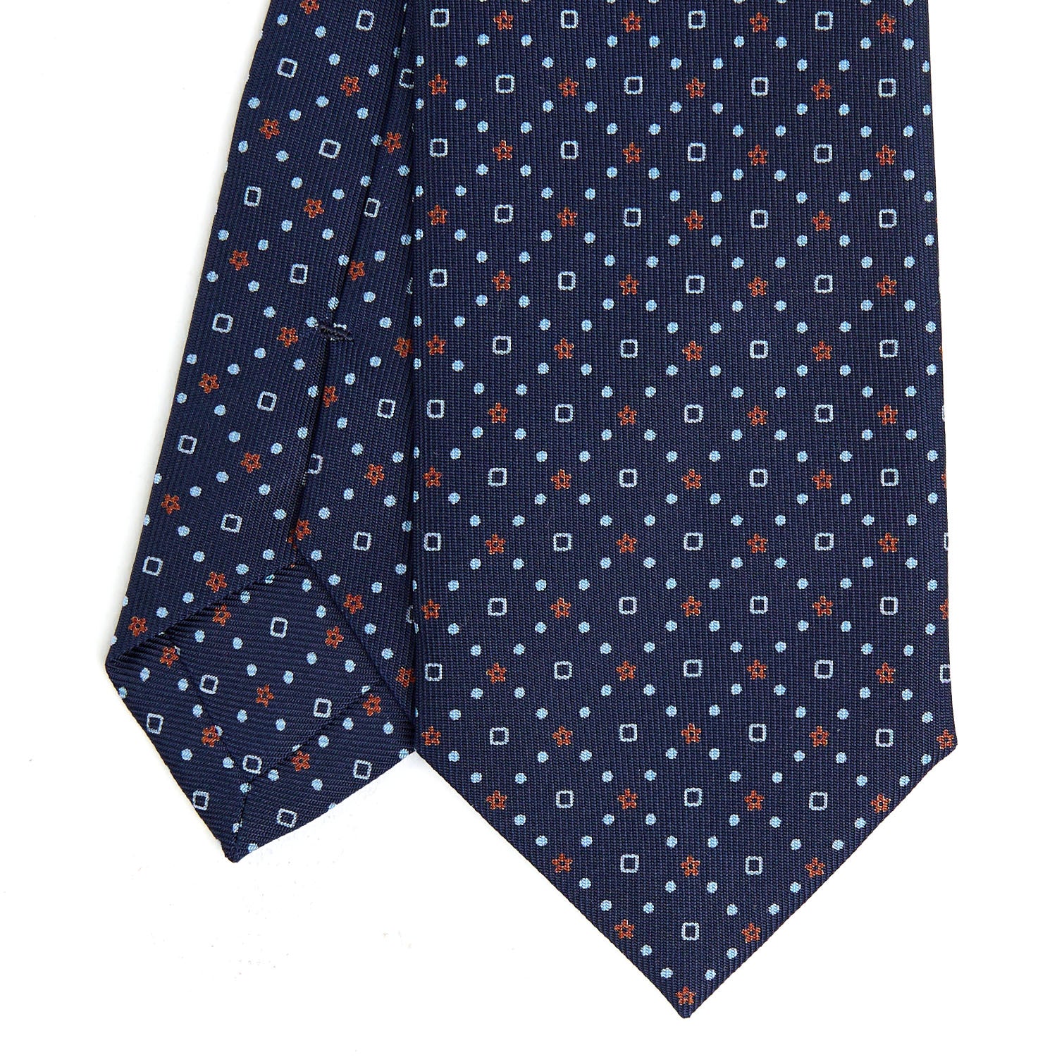 DARK BLUE SARTORIAL 7 CM SILK TIE