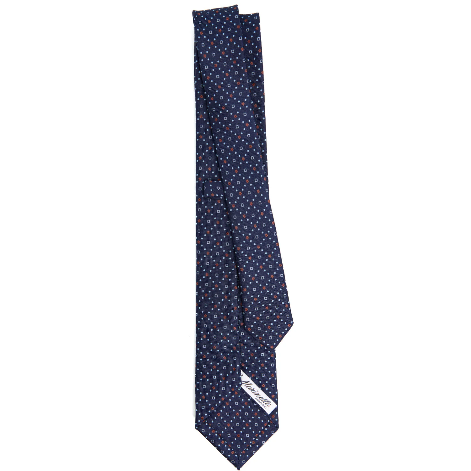 DARK BLUE SARTORIAL 7 CM SILK TIE - Image 3
