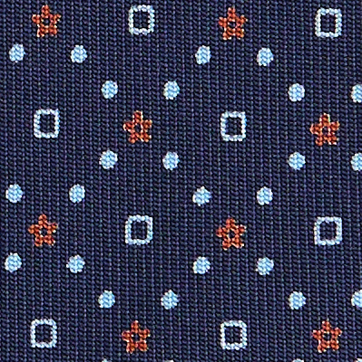 DARK BLUE SARTORIAL 7 CM SILK TIE - Image 5