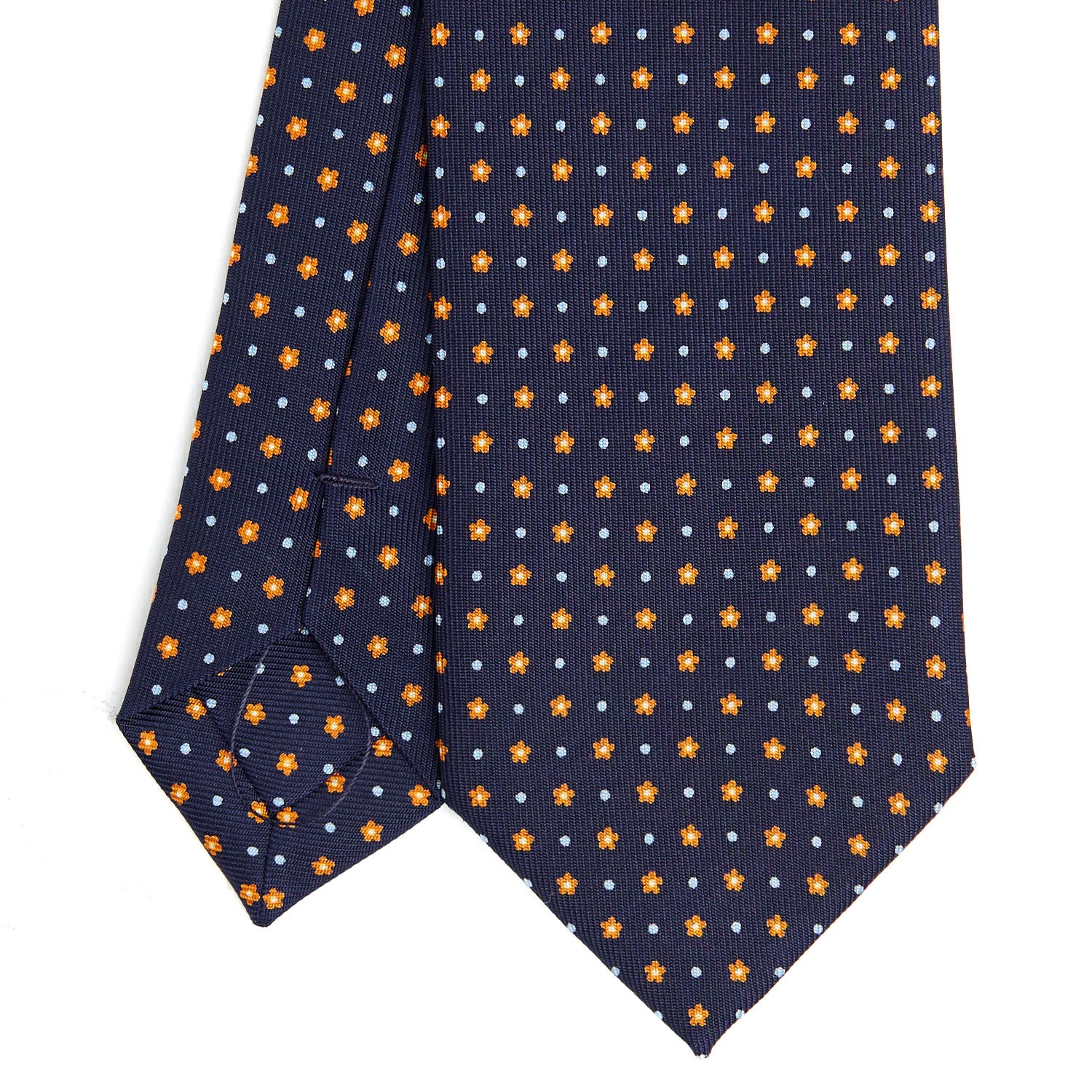 DARK BLUE SARTORIAL 7 CM SILK TIE