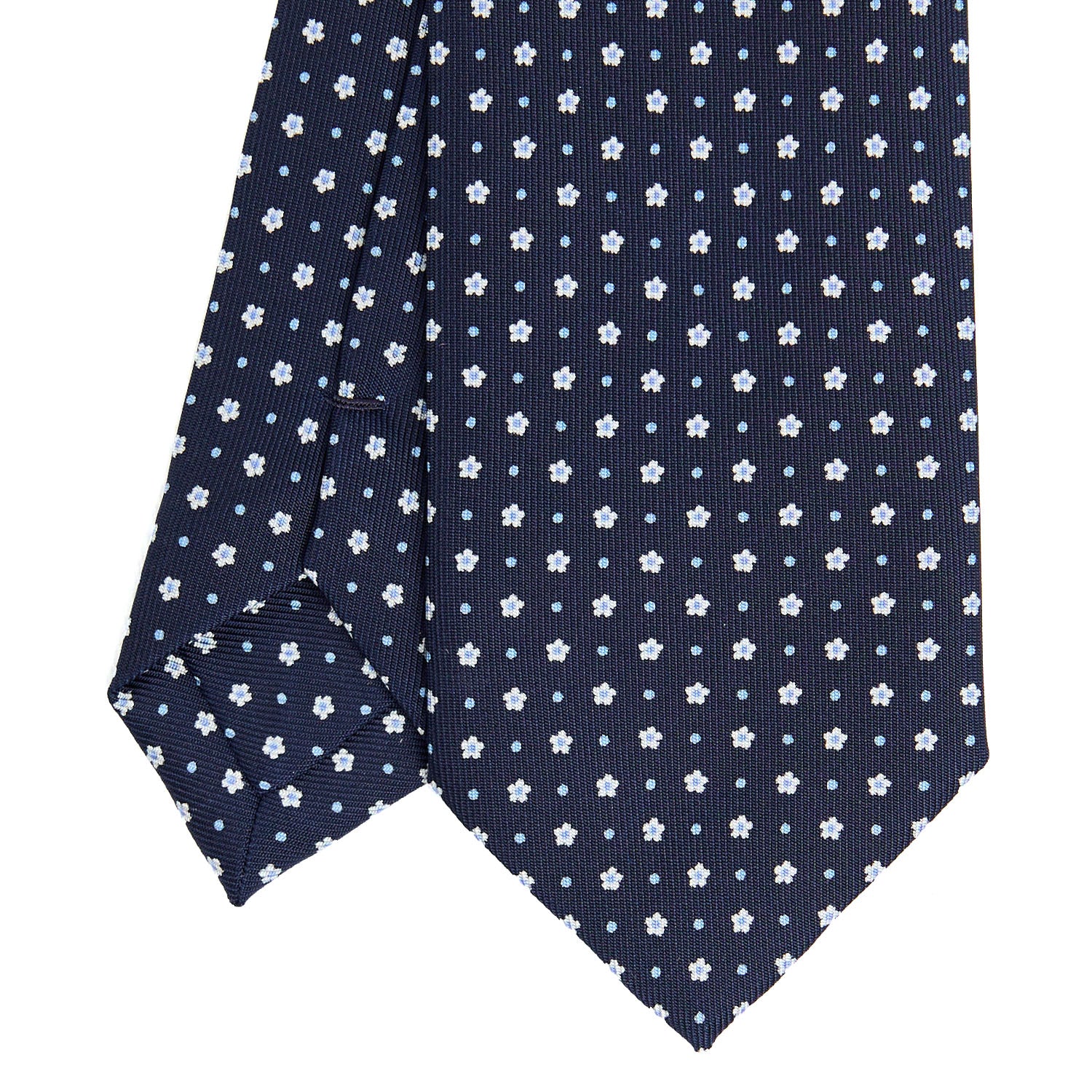 DARK BLUE SARTORIAL 7 CM SILK TIE