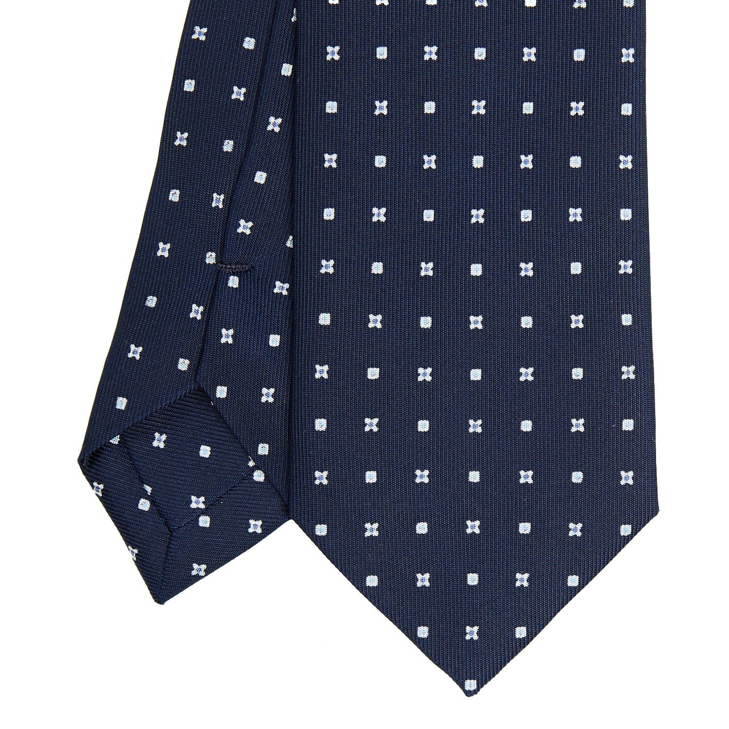DARK BLUE SARTORIAL 7 CM SILK TIE