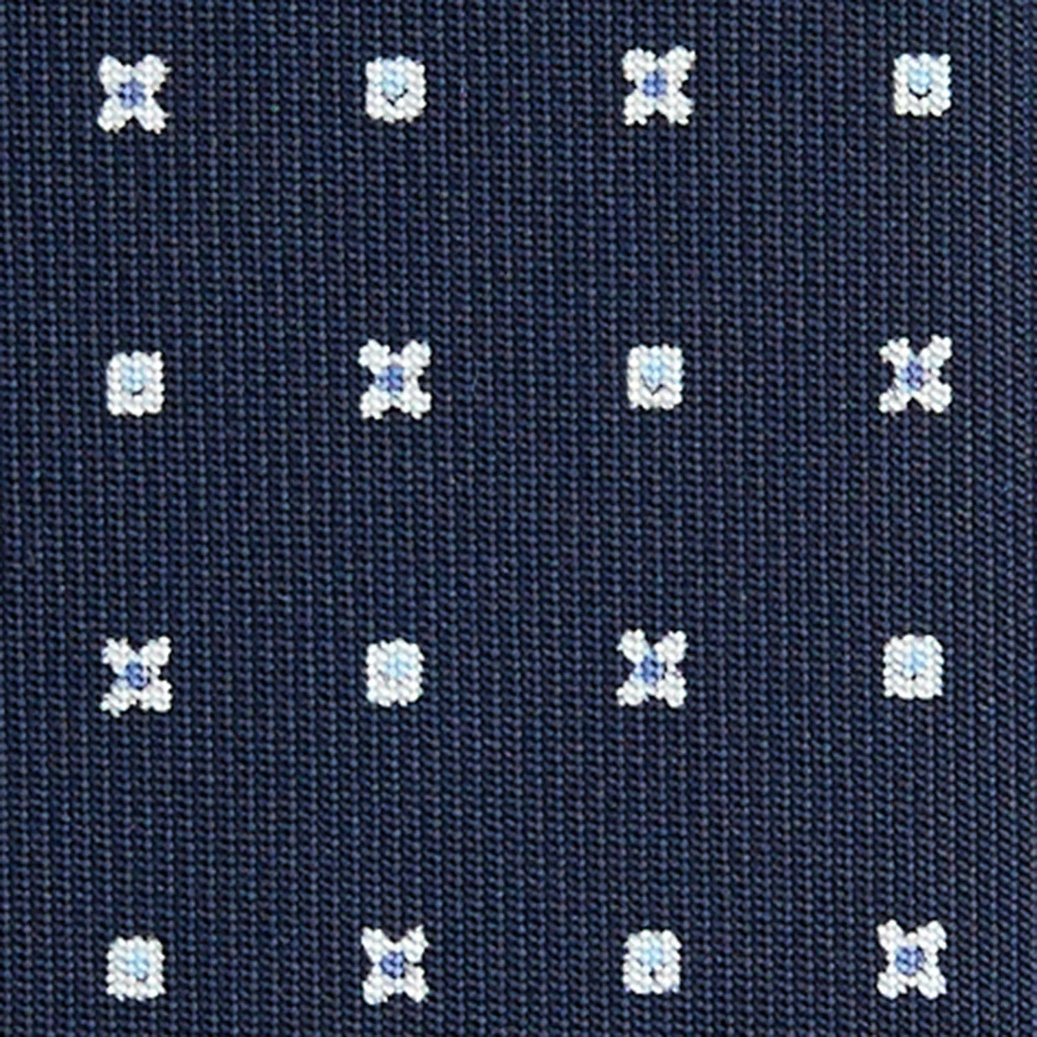 DARK BLUE SARTORIAL 7 CM SILK TIE - Image 5