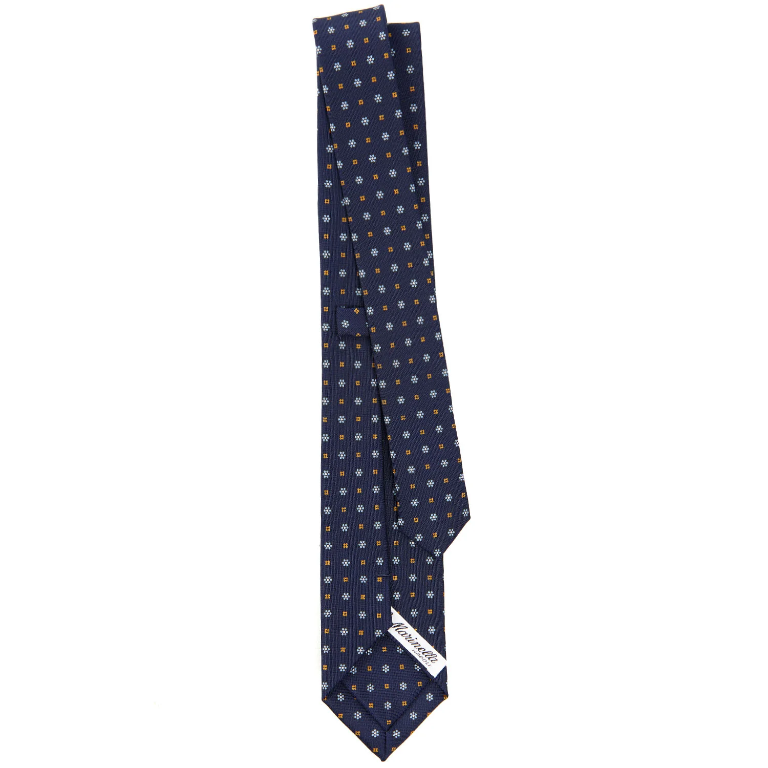 DARK BLUE SARTORIAL 7 CM SILK TIE - Image 3