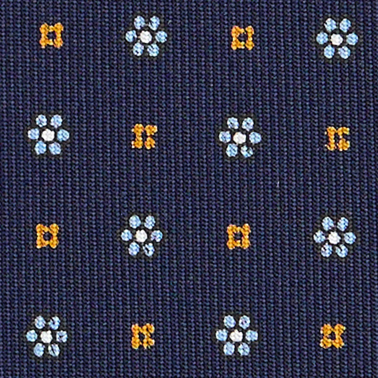DARK BLUE SARTORIAL 7 CM SILK TIE - Image 5