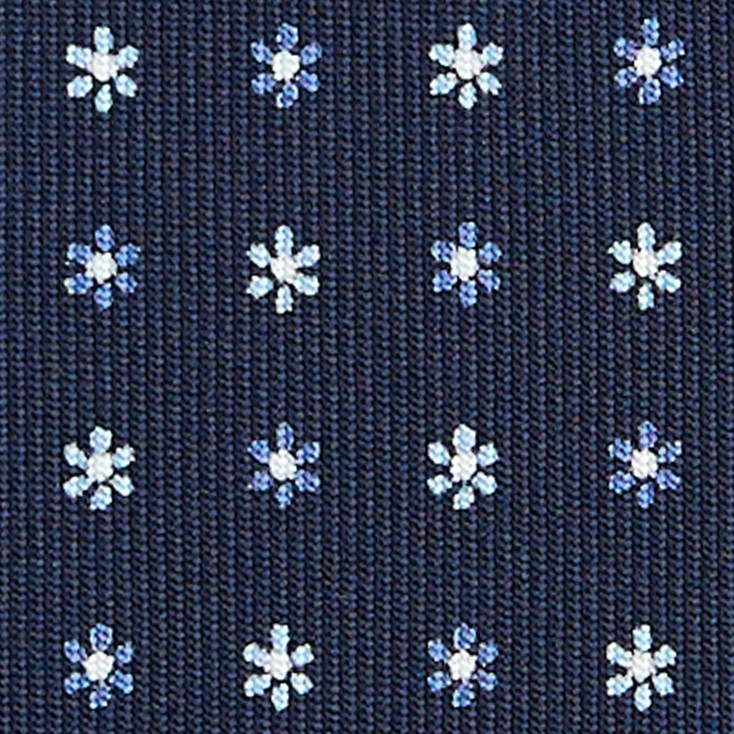 DARK BLUE SARTORIAL 7 CM SILK TIE - Image 5