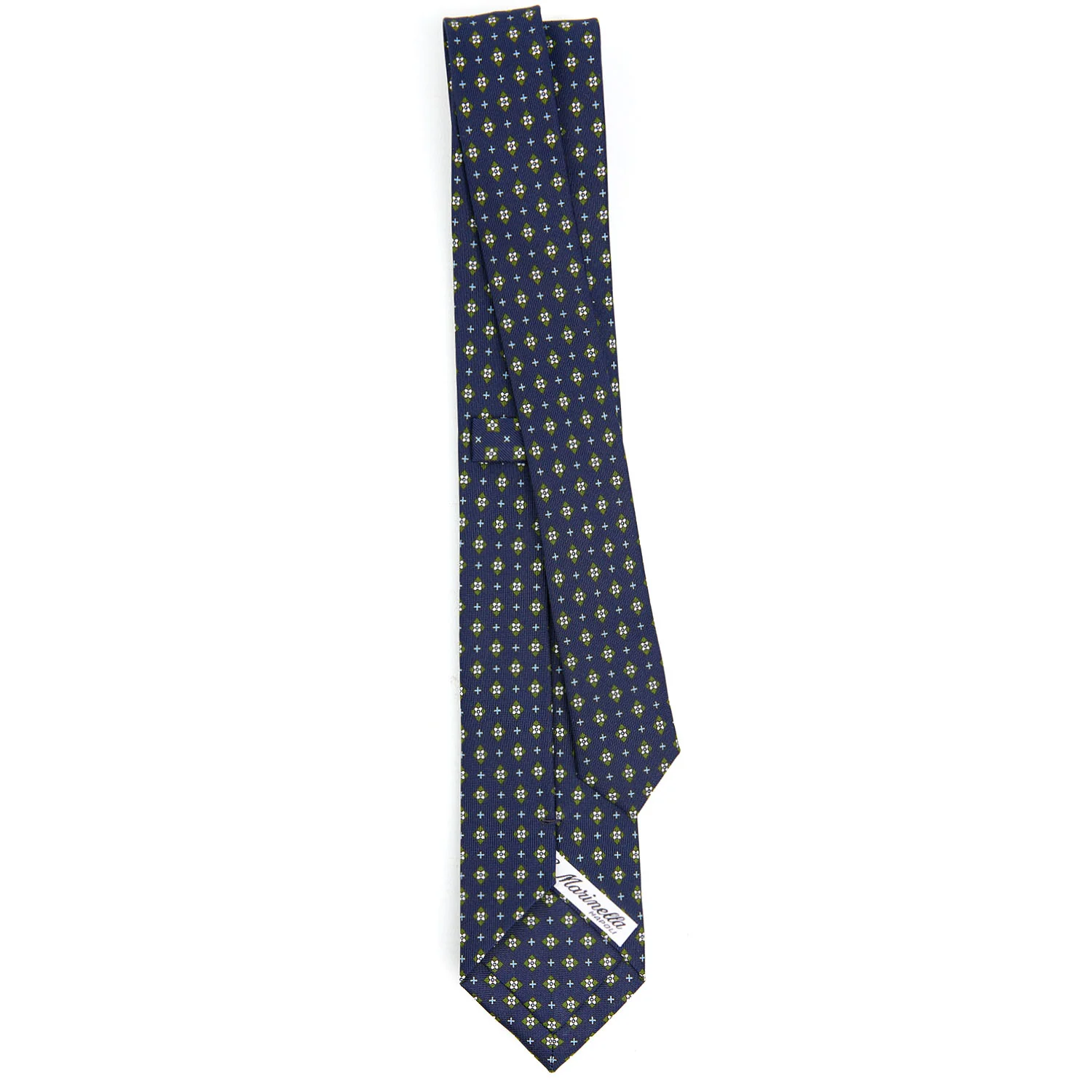 DARK BLUE SARTORIAL 7 CM SILK TIE - Image 3