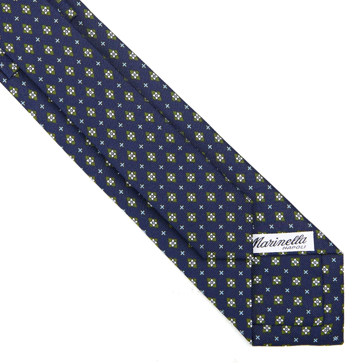 DARK BLUE SARTORIAL 7 CM SILK TIE - Image 4