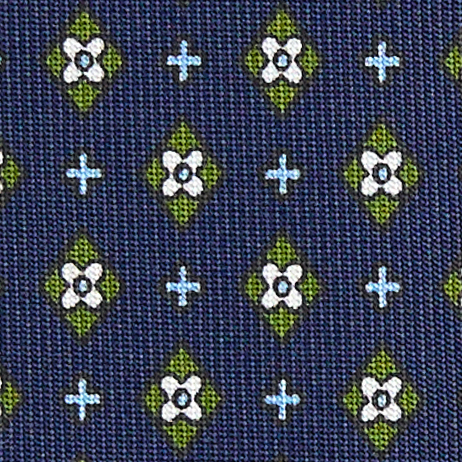 DARK BLUE SARTORIAL 7 CM SILK TIE - Image 5