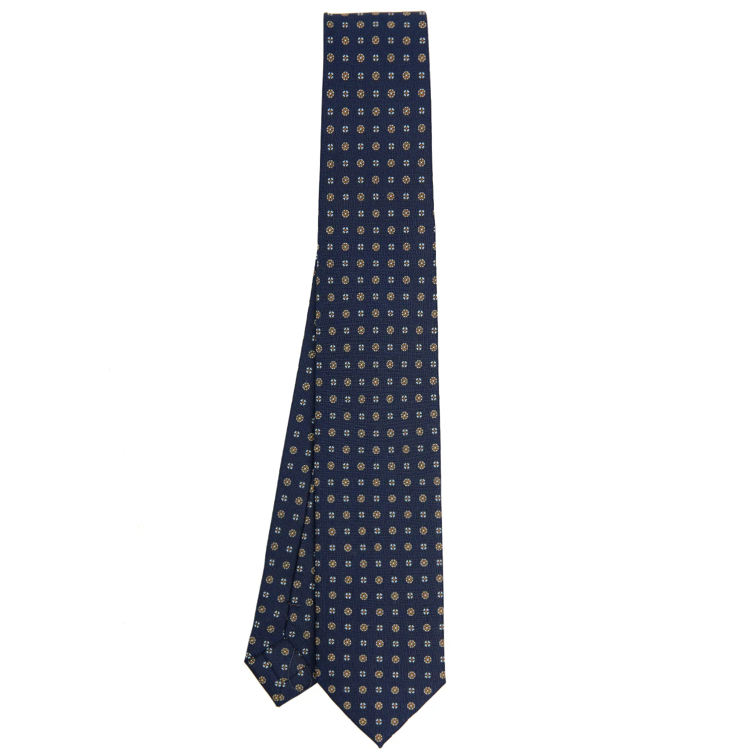 DARK BLUE SARTORIAL 7 CM SILK TIE - Image 2