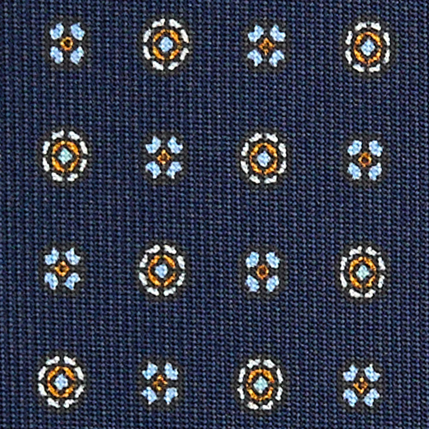 DARK BLUE SARTORIAL 7 CM SILK TIE - Image 5
