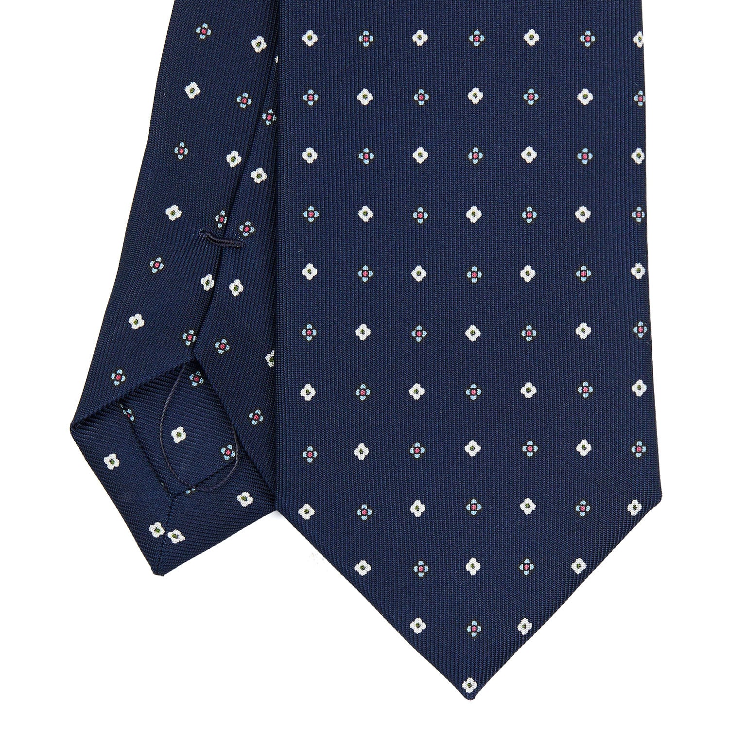 DARK BLUE SARTORIAL 7 CM SILK TIE
