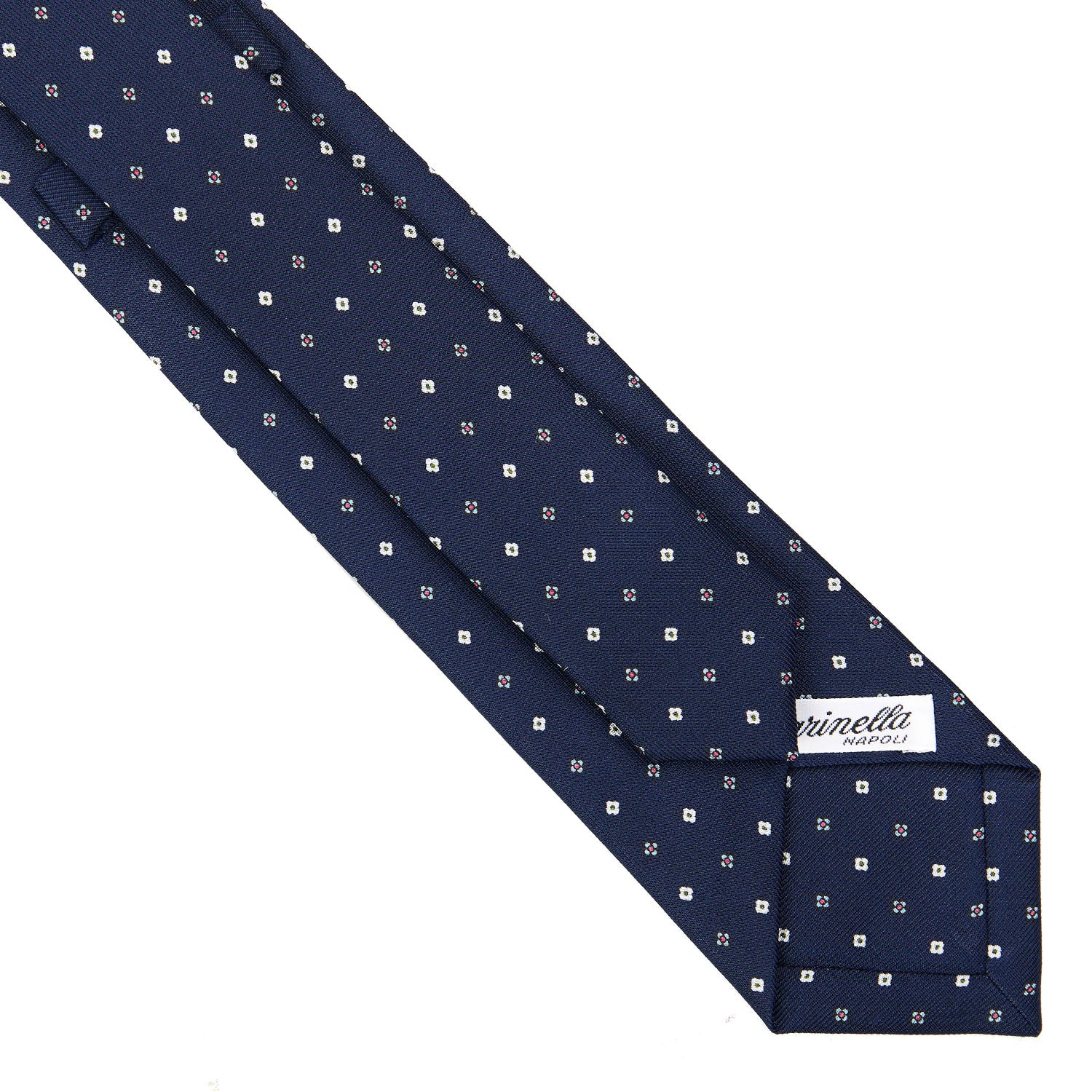 DARK BLUE SARTORIAL 7 CM SILK TIE - Image 4