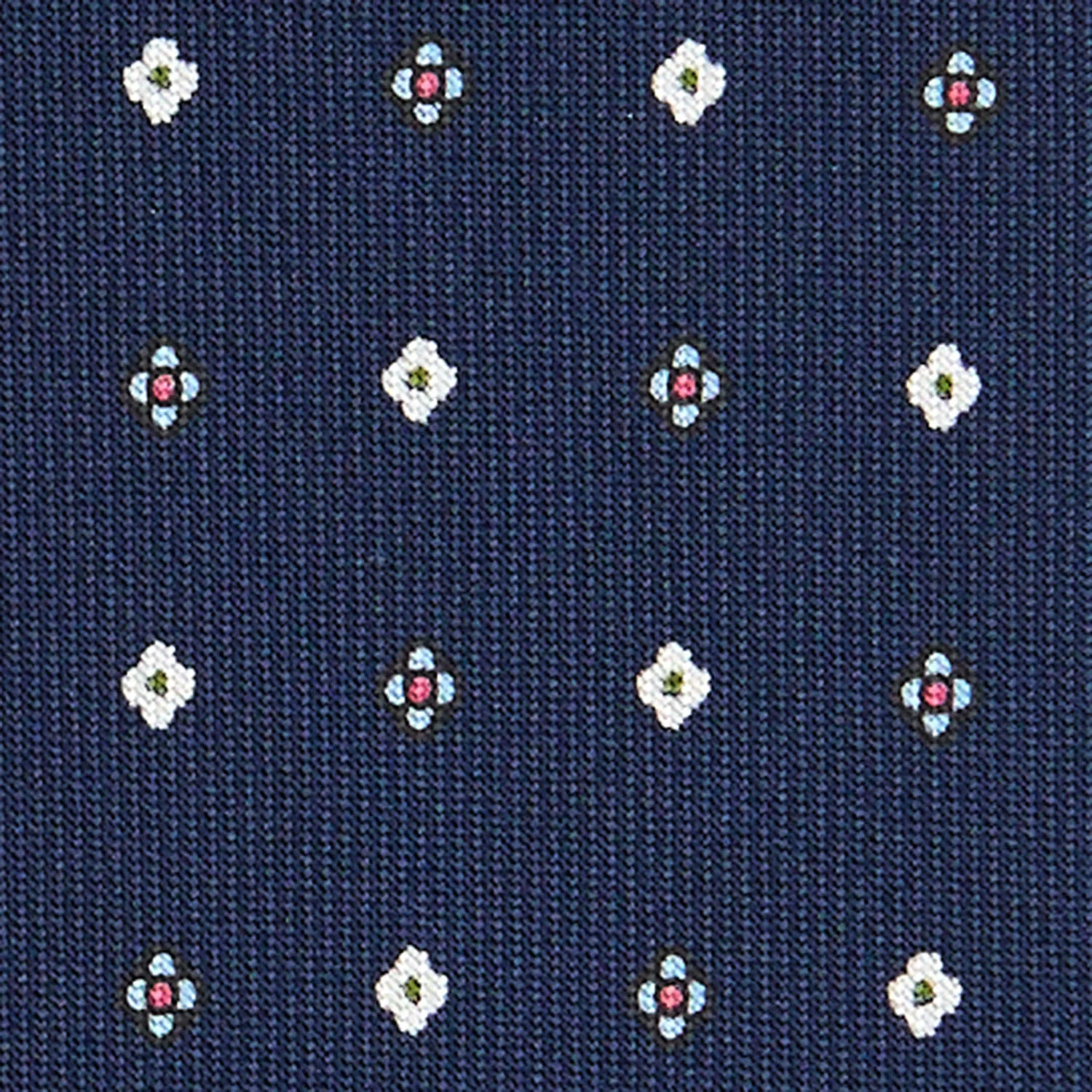 DARK BLUE SARTORIAL 7 CM SILK TIE - Image 5