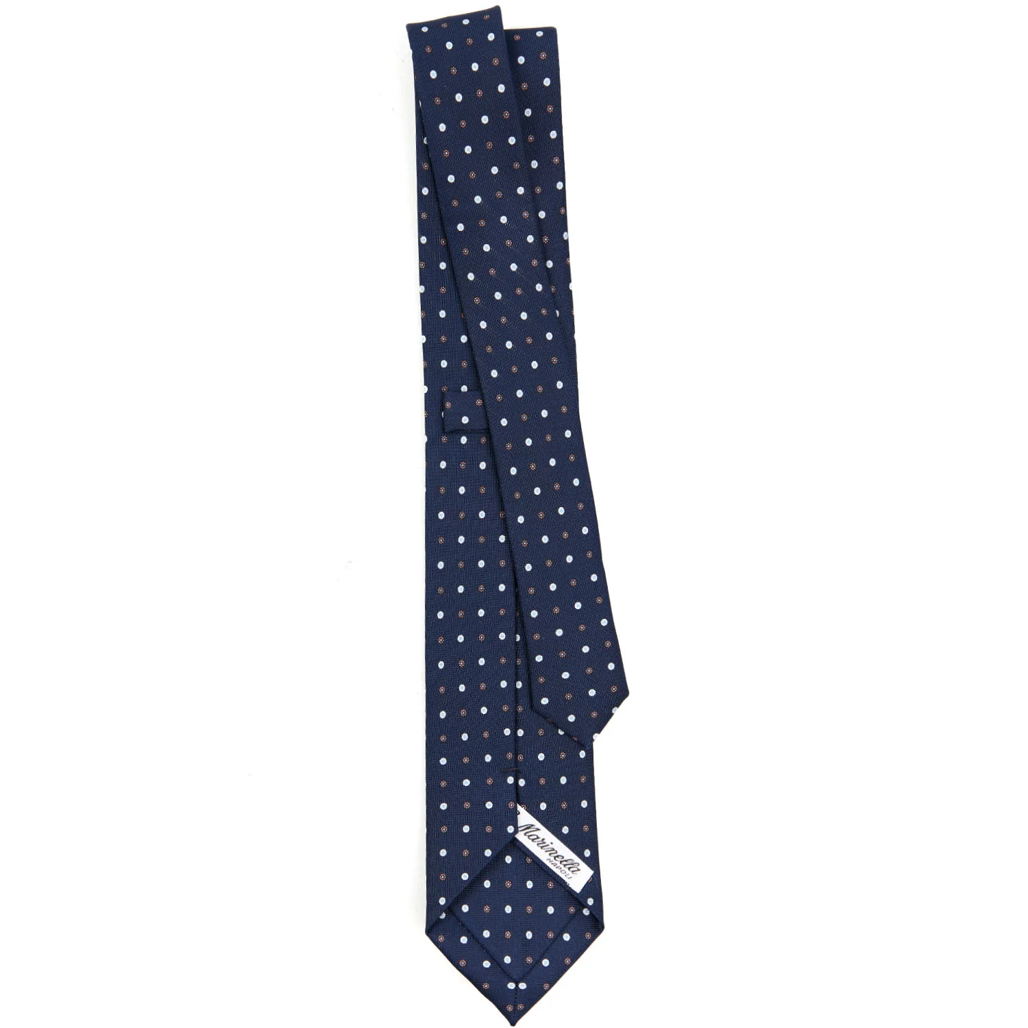 DARK BLUE SARTORIAL 7 CM SILK TIE - Image 3