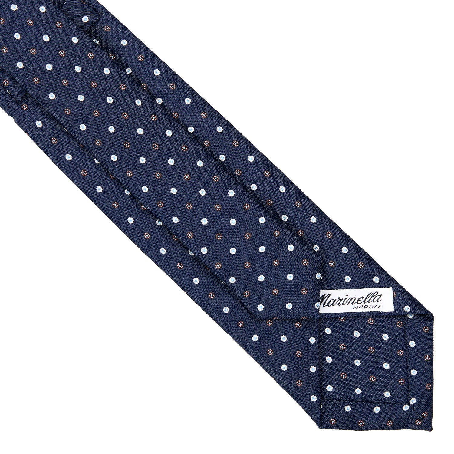 DARK BLUE SARTORIAL 7 CM SILK TIE - Image 4