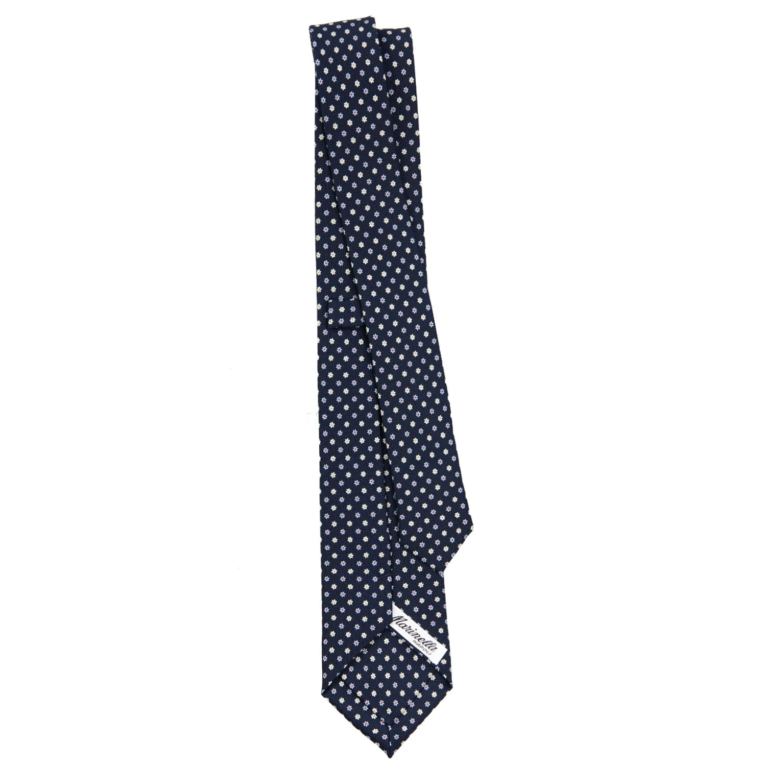 DARK BLUE SARTORIAL 7 CM SILK TIE - Image 3