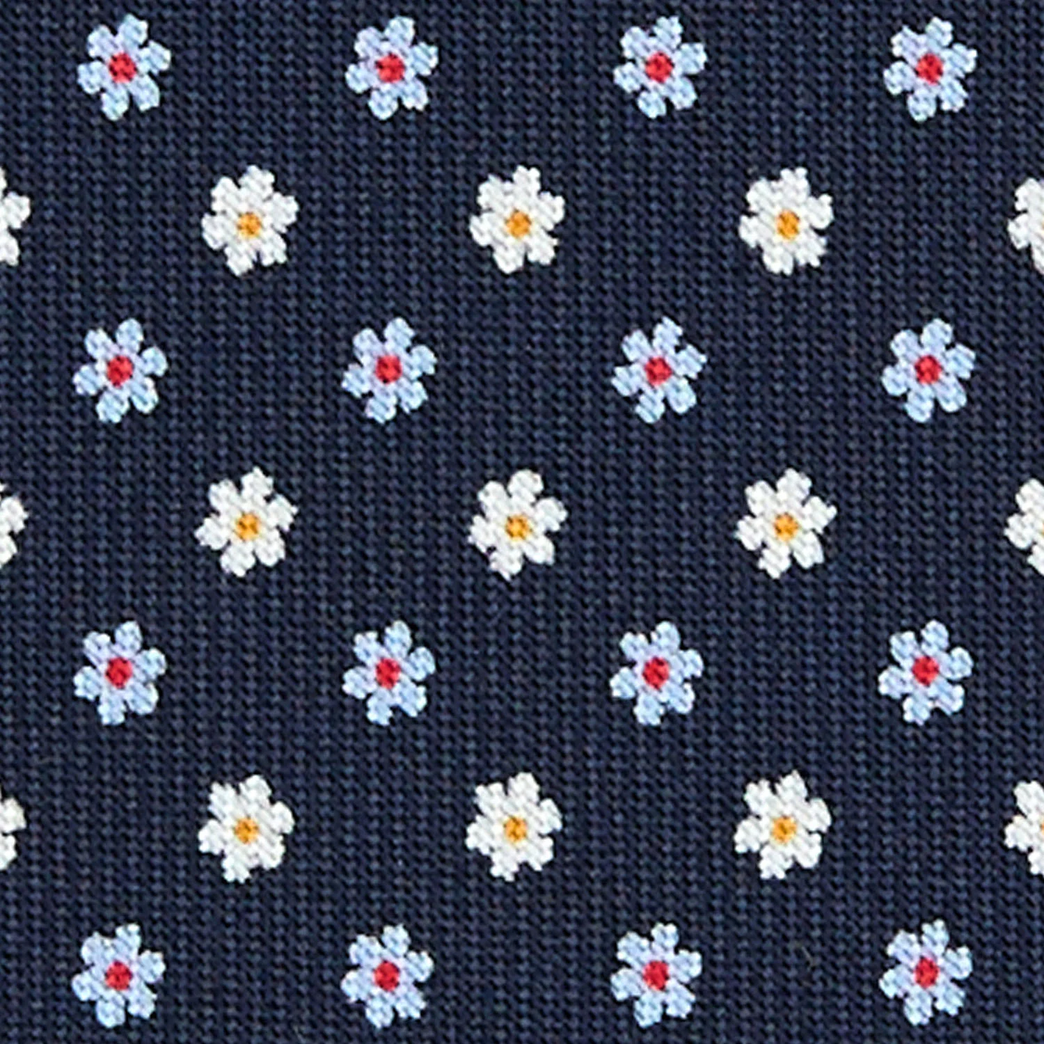 DARK BLUE SARTORIAL 7 CM SILK TIE - Image 5