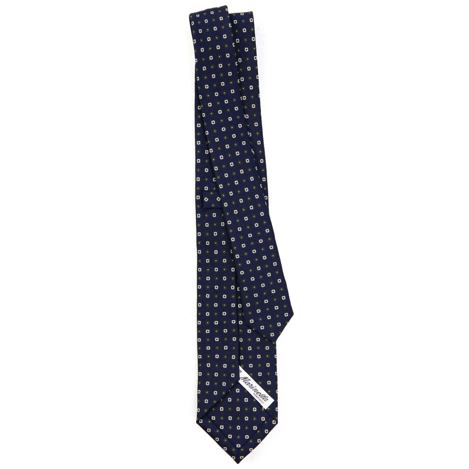DARK BLUE SARTORIAL 7 CM SILK TIE - Image 3