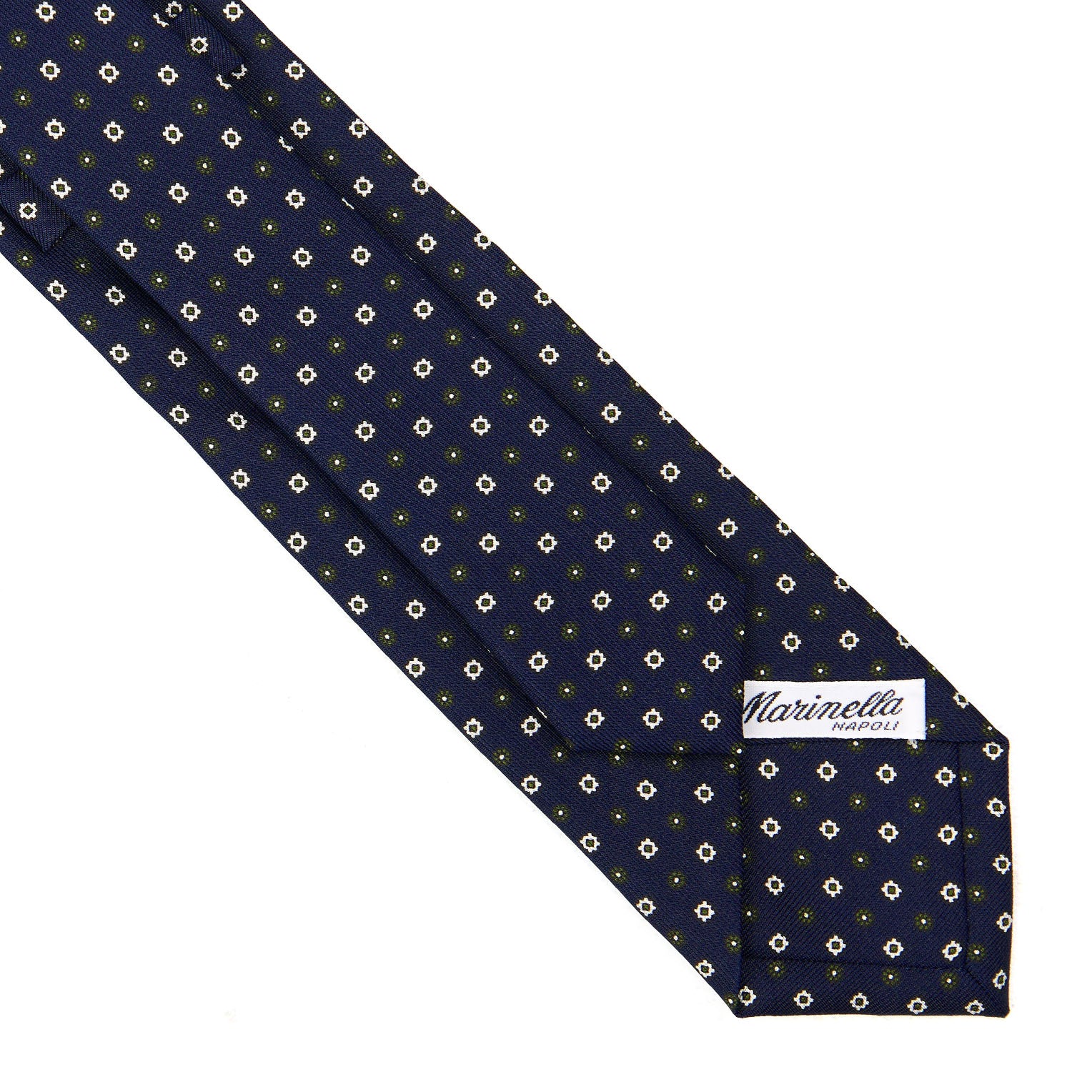DARK BLUE SARTORIAL 7 CM SILK TIE - Image 4