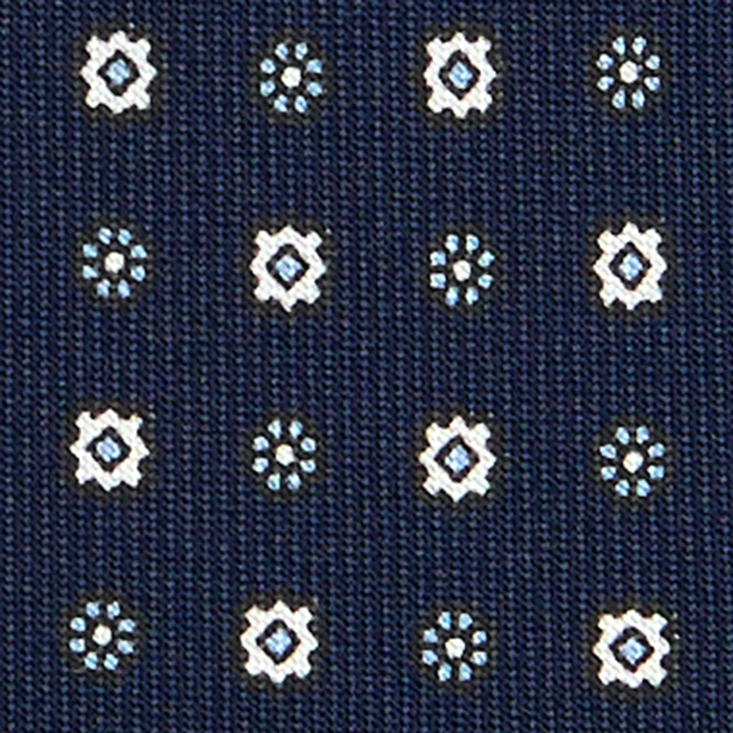 DARK BLUE SARTORIAL 7 CM SILK TIE - Image 5