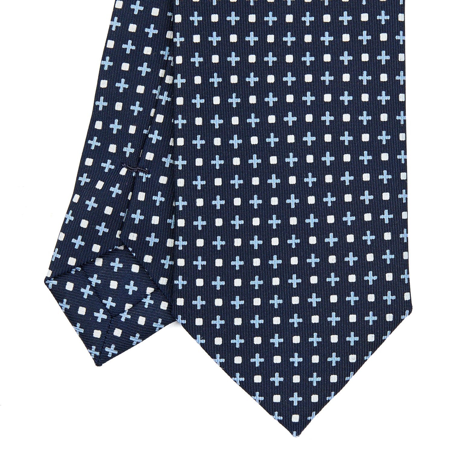 DARK BLUE SARTORIAL 7 CM SILK TIE