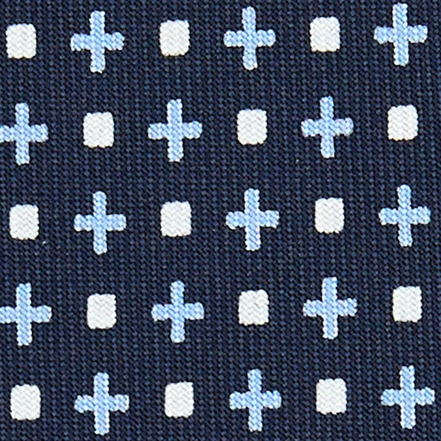 DARK BLUE SARTORIAL 7 CM SILK TIE - Image 5