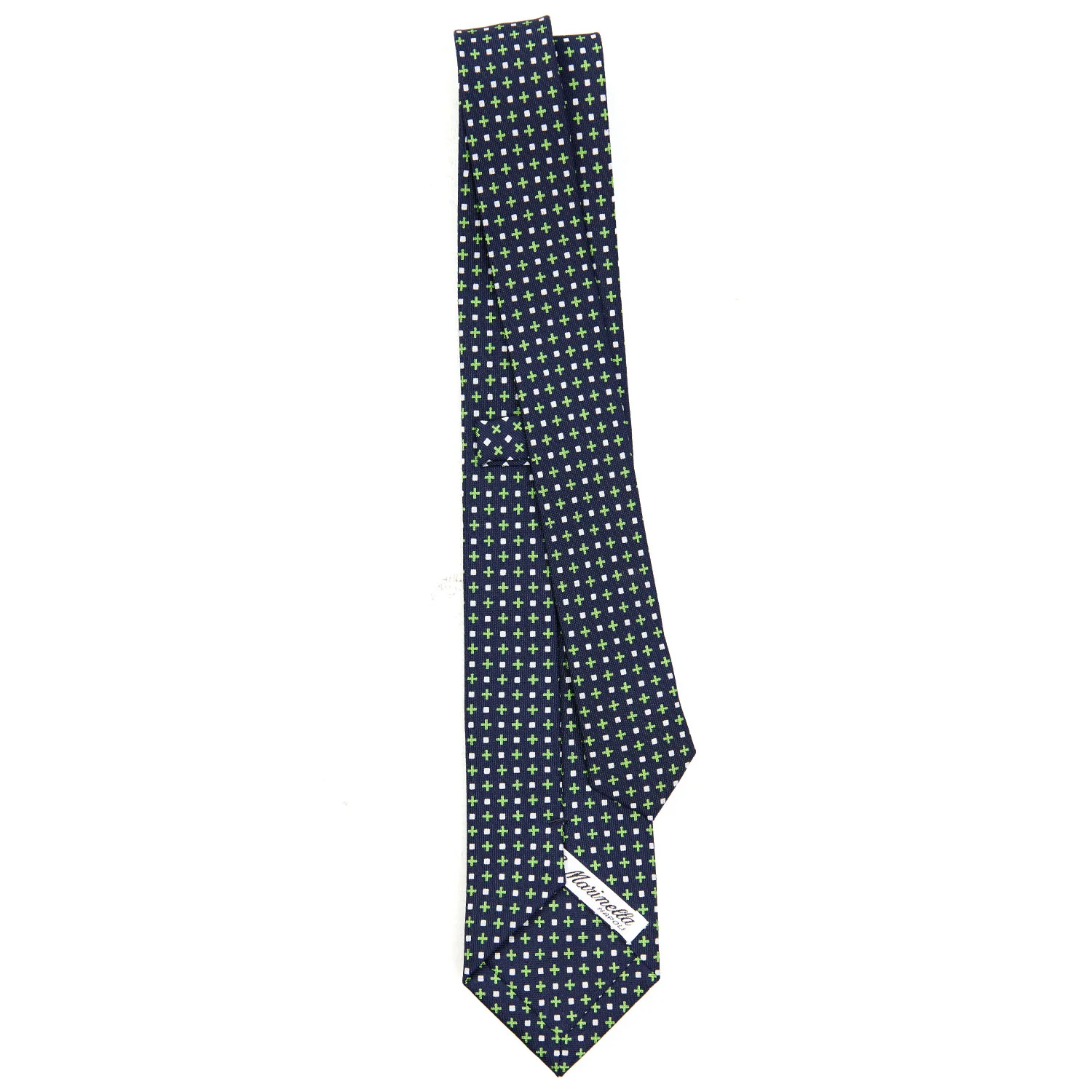 DARK BLUE SARTORIAL 7 CM SILK TIE - Image 3