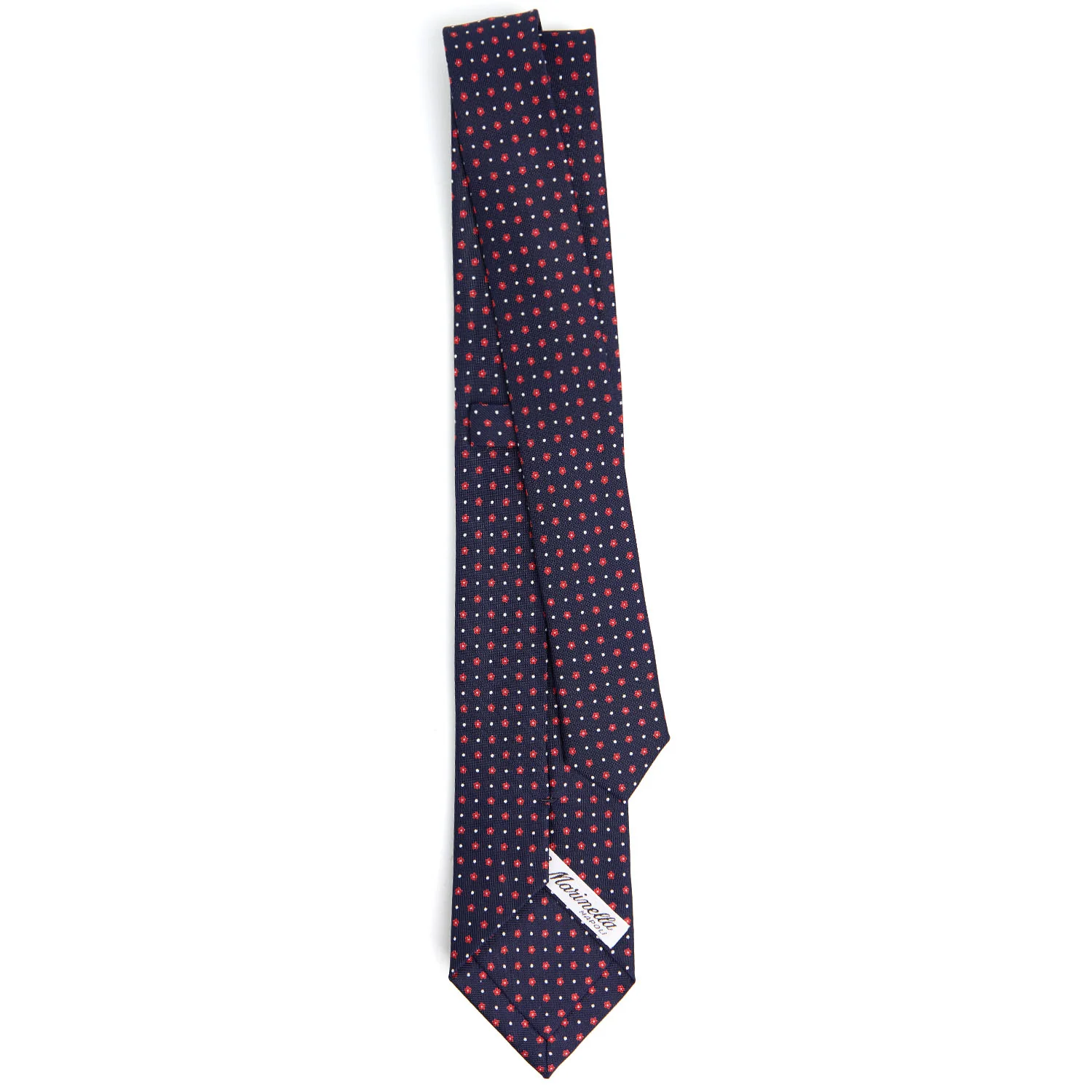 DARK BLUE SARTORIAL 7 CM SILK TIE - Image 3