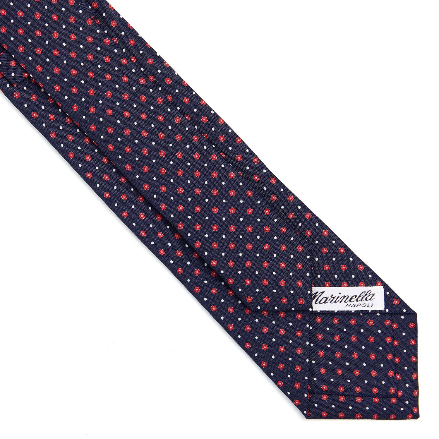 DARK BLUE SARTORIAL 7 CM SILK TIE - Image 4