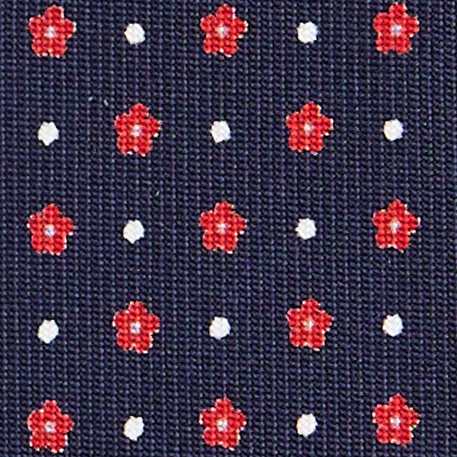 DARK BLUE SARTORIAL 7 CM SILK TIE - Image 5