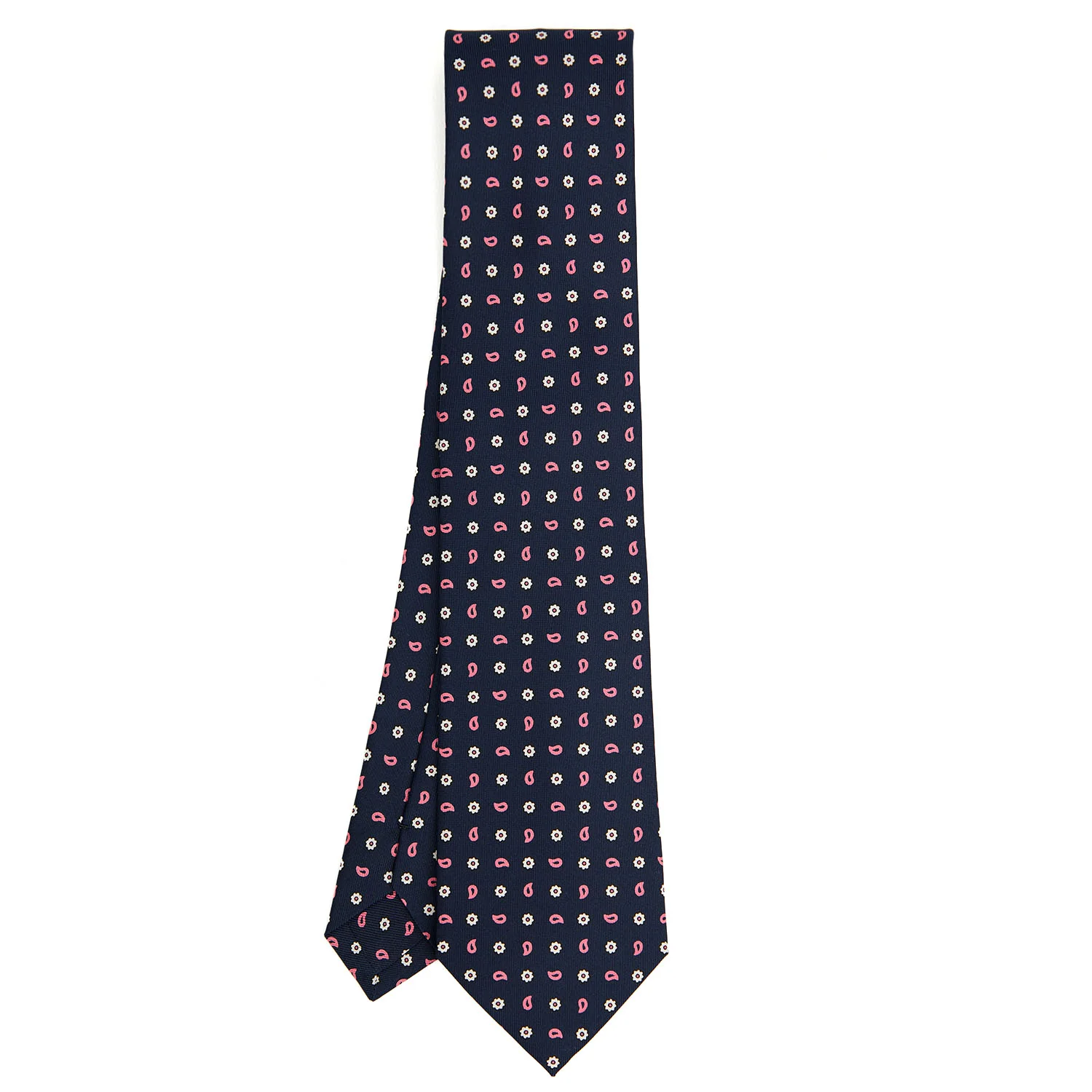 DARK BLUE SARTORIAL CLASSIC SILK TIE - Image 2