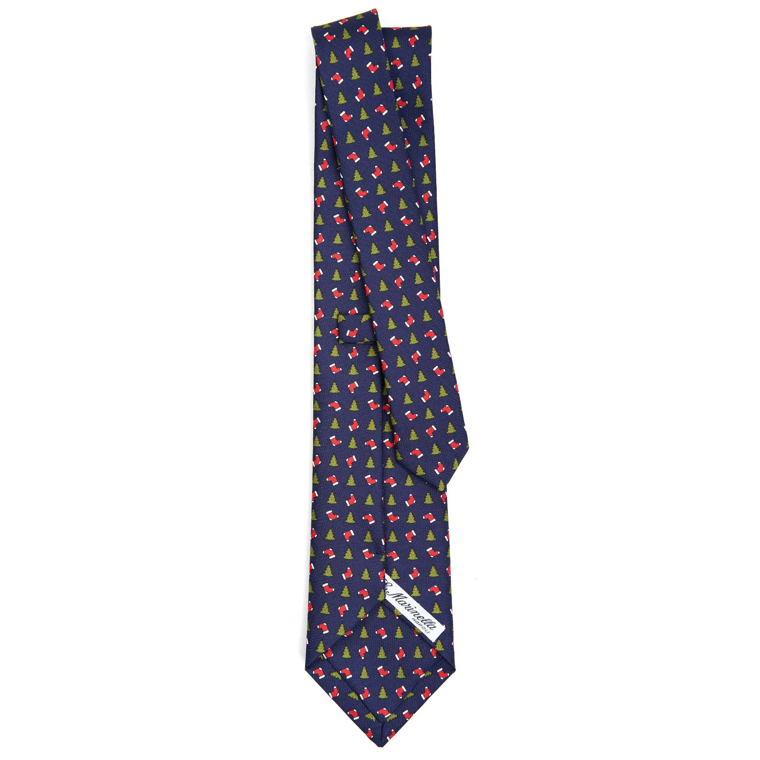 DARK BLUE SARTORIAL HOLIDAY SILK TIE - Image 3