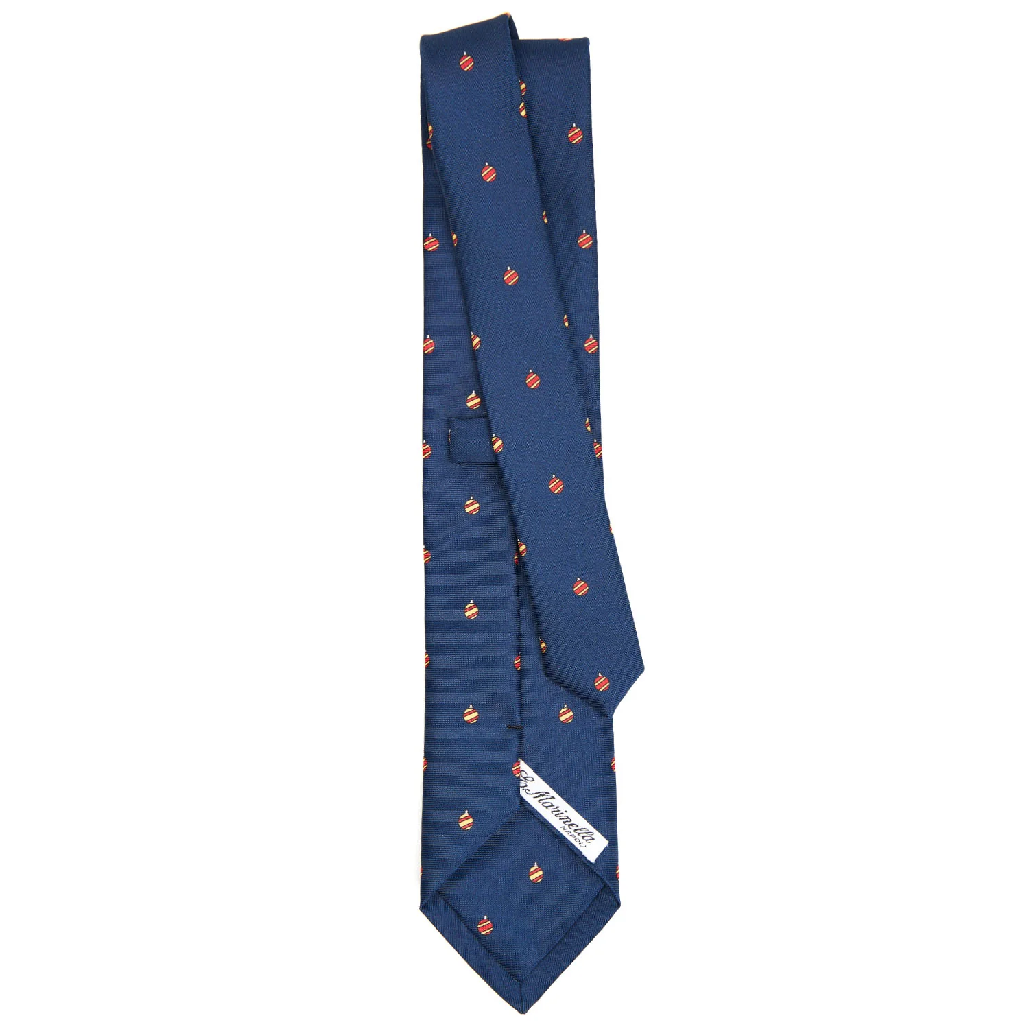 DARK BLUE SARTORIAL HOLIDAY SILK TIE - Image 3