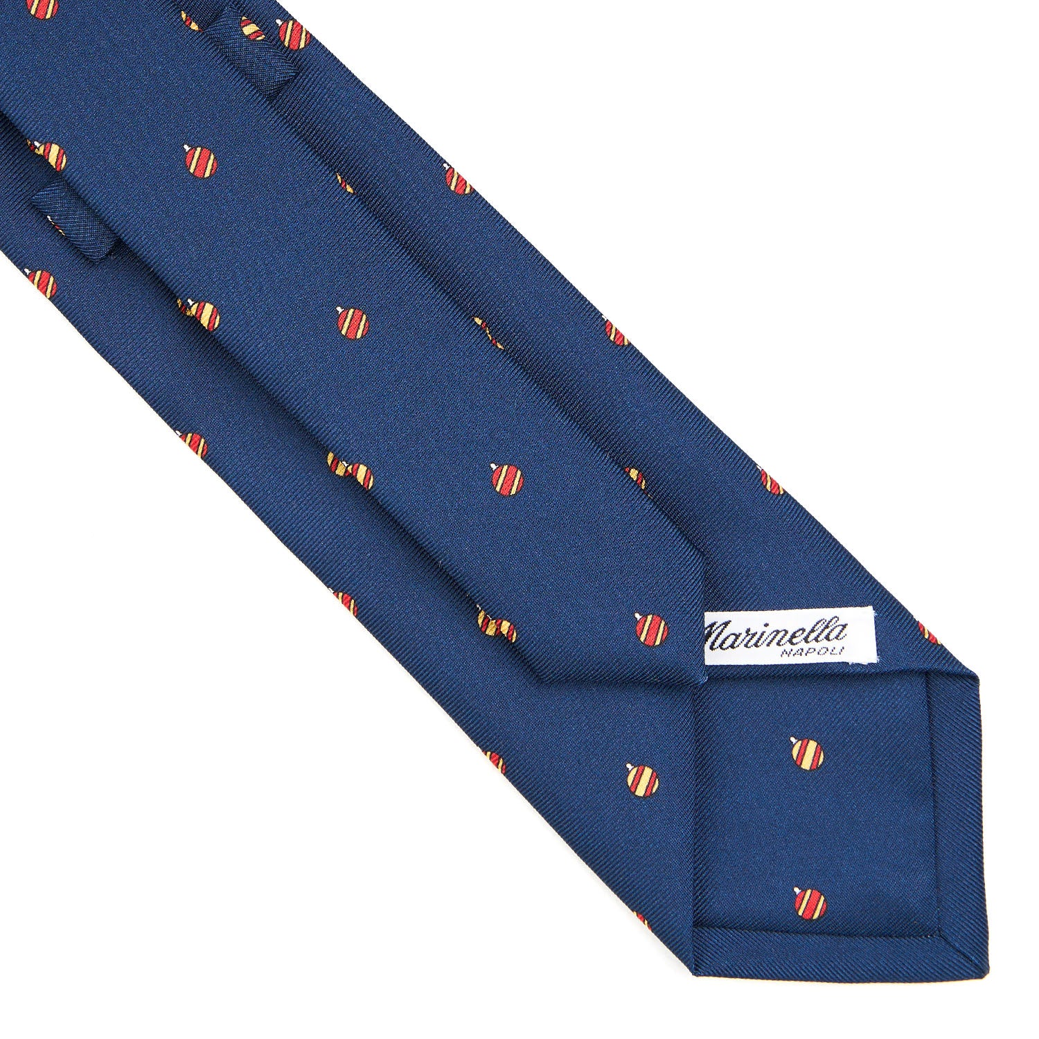DARK BLUE SARTORIAL HOLIDAY SILK TIE - Image 4