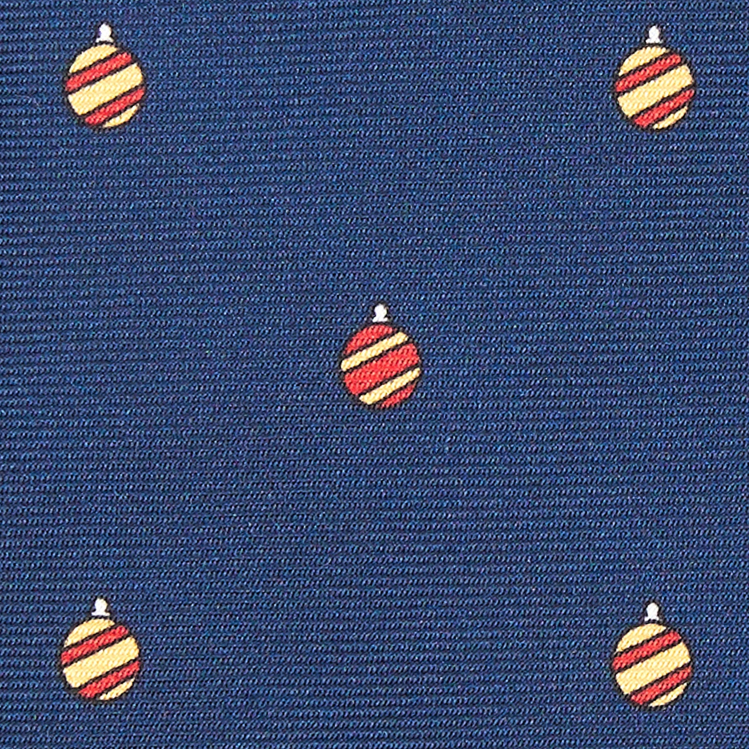 DARK BLUE SARTORIAL HOLIDAY SILK TIE - Image 5
